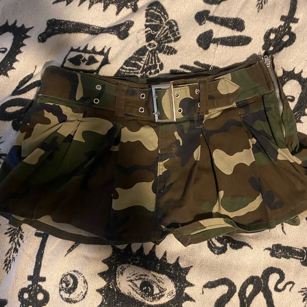 Madden girl camp mini skirt